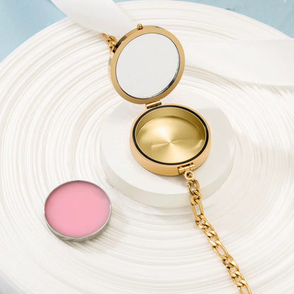 Sparkle Lip Charm Silver 