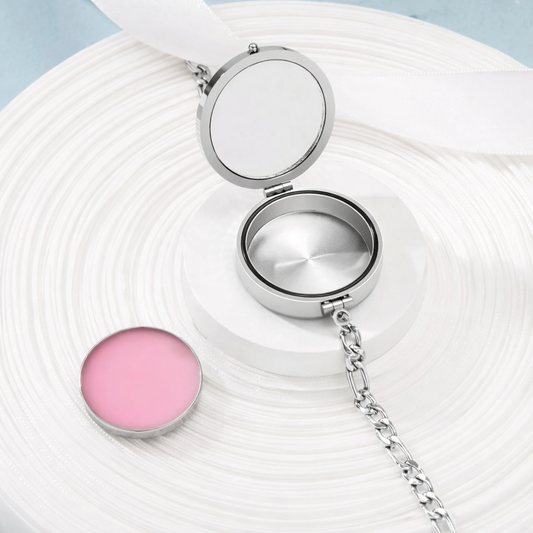 Sparkle Lip Charm Silver