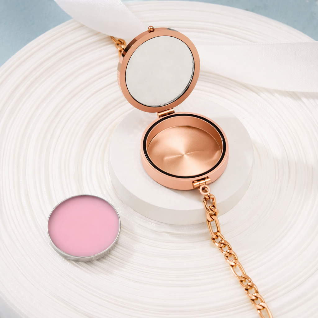 Sparkle Lip Charm Rose Gold 