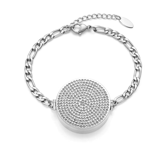 Sparkle Lip Charm Silver 