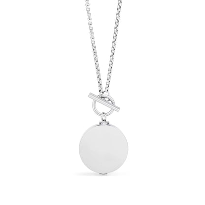 Colar Lip Charm Silver